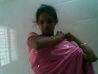 Telugu Rosa Saree