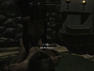Skyrim Sexo Con Aela (desnudo)