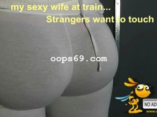 Extraño Tanteando A Mi Esposa En El Tren (video De Alta Definición)