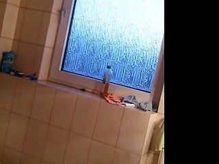 Mi Esposa En El Baño Con Las Tetas Saggy Y Castor Peludo Cames Ocultas De Camz