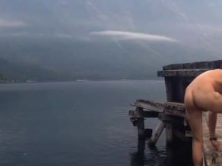 Inmersión Flaca En El Lago Como.
