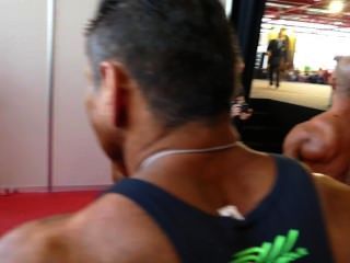 Musclebulls: Backstage Bajo 70kg Arnold Europe Amateur 2014